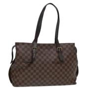 Pre-owned Canvas louis-vuitton-tasker