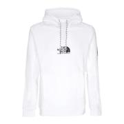 Alpine White Hoodie Herre Sweatshirt