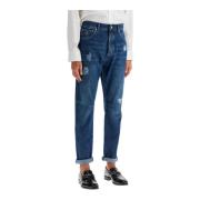 Slidte denim fritidsjeans