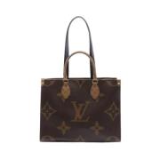 Pre-owned Coated canvas louis-vuitton-tasker