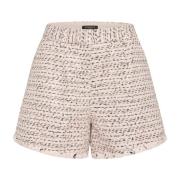 Krystal Pink Paillet Trim Shorts