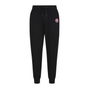 Strikket bomuld herresweatpants