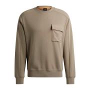 Moderne Pocketcargo Sweatshirt Crew Neck