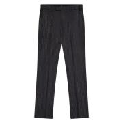 Pinstriped Cigarette Trousers