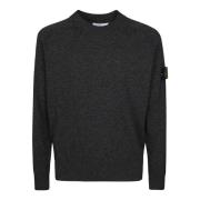 Ribstrikket Crew Neck Sweater