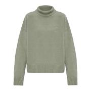 Uld Turtleneck med Logo