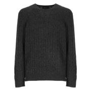 Mørkegrå Uld Kasjmir Sweater