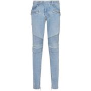 Blå Skinny Jeans