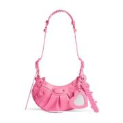 Studded Bubblegum Pink Crossbody Taske