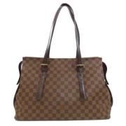 Pre-owned Canvas louis-vuitton-tasker