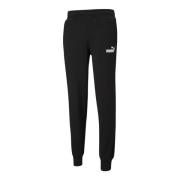 Sorte sportssweatpants med logoprint