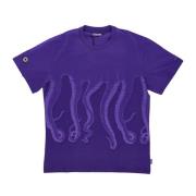 Lilla Octopus Tee Herre T-shirt