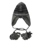 Luksus Grå Strikket Beanie Hat