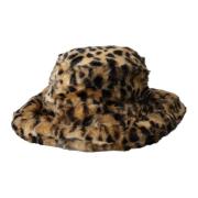 Leopard Spandehat Brun Pels