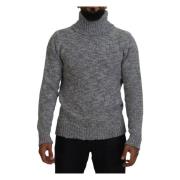 Elegant grå turtleneck sweater