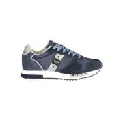 Sporty Polyester Sneaker med Kontrastdetaljer