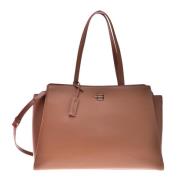 Tote bag in tumbled leather