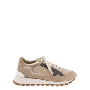 Lav Top Sneakers Beige Metallic Runner