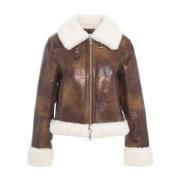 Luksuriøs Faux Fur Shearling Jakke