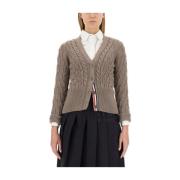 Uld V-hals Cardigan