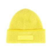 Gul Uldblanding Beanie Hat