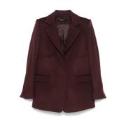 Bordeaux Uld Cashmere Blazer