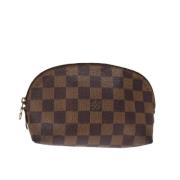 Pre-owned Coated canvas louis-vuitton-tasker