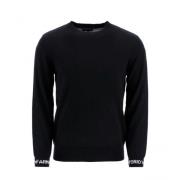 Stilfuld rund hals pullover sweater