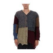 Patchwork Cardigan til Mænd