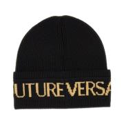 Logo Beanie Hat Uld Akryl Italien