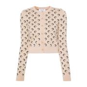 Beige Sweater med Unik Stil