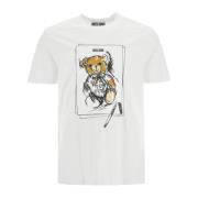 Teddy Bear Print Crew Neck T-shirt