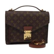 Pre-owned Canvas louis-vuitton-tasker