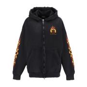 Vasket Char Zip Up Hoodie