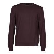 Brun Strikvarer Crew Neck Sweater