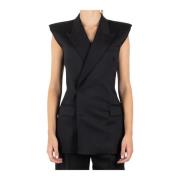 Sort Polyester Gilet