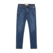 Blå Slim Fit Denim Jeans