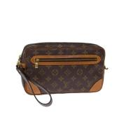 Pre-owned Coated canvas louis-vuitton-tasker