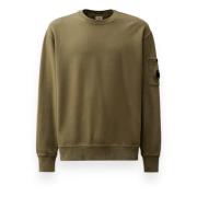 Diagonal Fleece Børstet Sweatshirt