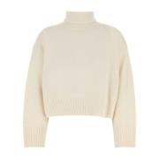 Ivory Wool Blend Sweater