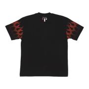 Flames Racing Tee Sort/Rød