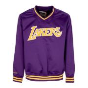 NBA Lakers Lilla Satin Jakke