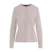 STRIKKET HENLEY TOP