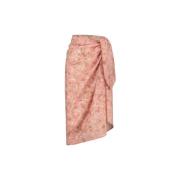 Pink Cheetah Sarong Nederdel