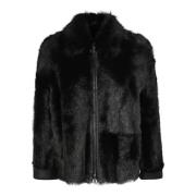 Vendbar Shearling Vinterjakke