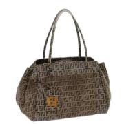 Pre-owned Canvas fendi-tasker