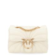 Mini Love Puff Clutch Taske Hvid