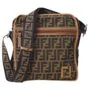 Pre-owned Stof fendi-tasker