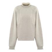 Herre Ruffle Strik Sweatshirt