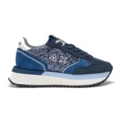 Glitter Sneaker Navy Blue Ruskind